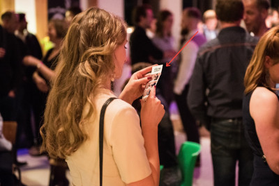 Fotokader a.d.h.v. trouwkaart gemaakt uitgeprint